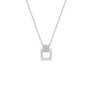 Collier Femme - Or 18 Carats - Diamant 0,05 Carats - Longueur : 42 cm