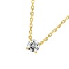 Collier Femme - Or 18 Carats - Diamant 0,14 Carats - Longueur : 42 cm - vue V2