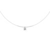 Collier Femme - Or 18 Carats - Diamant 0,08 Carats - Longueur : 42 cm - vue V1
