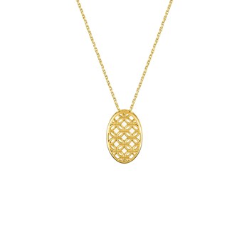 Women's necklace - 18 carat gold - Length: 42 cm