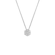 Collier Femme - Or 18 Carats - Diamant 0,11 Carats - Longueur : 42 cm