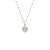 Collier Femme - Or 18 Carats - Diamant 0,05 Carats - Longueur : 42 cm - vue V1
