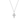 Collier Femme - Or 18 Carats - Diamant 0,04 Carats - Longueur : 42 cm - vue V1