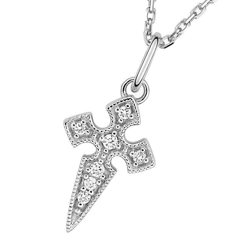 Collier Femme - Or 18 Carats - Diamant 0,04 Carats - Longueur : 42 cm - vue 2