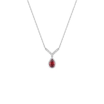 Collier Femme - Or 18 Carats - Diamant 0,06 Carats - Longueur : 42 cm