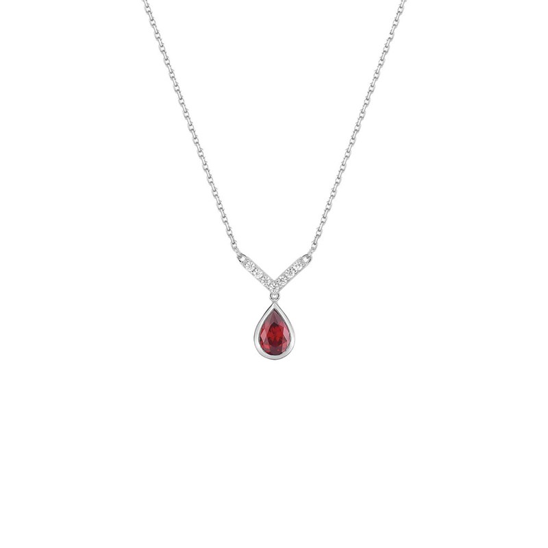 Collier Femme - Or 18 Carats - Diamant 0,06 Carats - Longueur : 42 cm