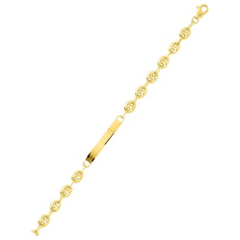 Mixed curb chain - 18-carat gold