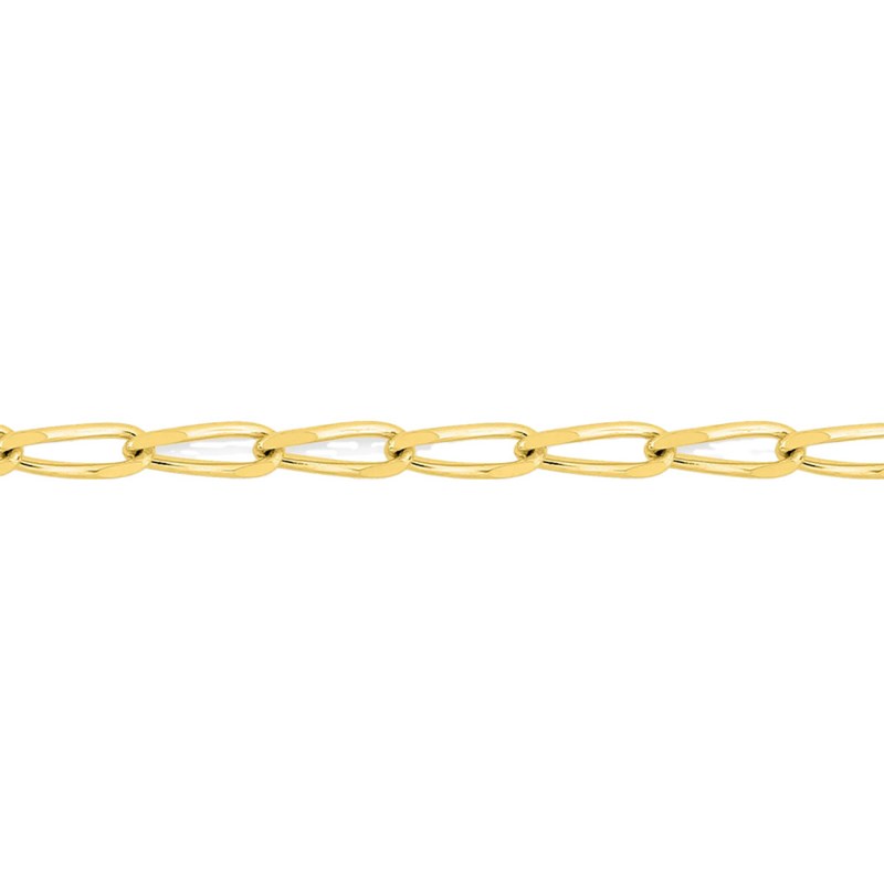 Bracelet Mixte 18 cm - Cheval - Or 18 Carats - Largeur 1.7 mm - vue 2