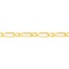 Bracelet Mixte 18 cm - Cheval alterné - Or 18 Carats - Largeur 2.5 mm - vue V2