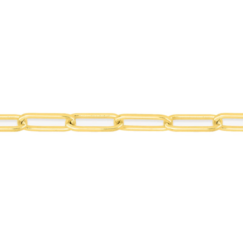 Bracelet Mixte 18 cm - Forçat carré - Or 18 Carats - Largeur 2.6 mm - vue 2
