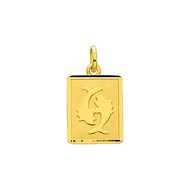 Médaille mixte - Or 18 Carats