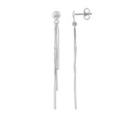 Boucles d'oreilles pendantes femme - Or 9 Carats