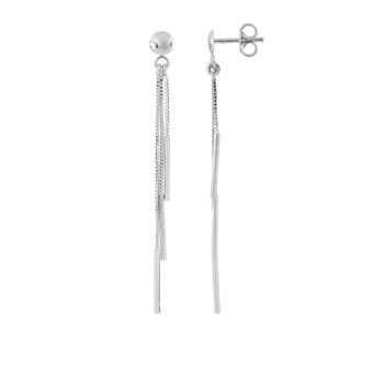 Boucles d'oreilles pendantes femme - Or 9 Carats