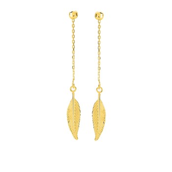 Boucles d'oreilles pendantes femme - Or 9 Carats