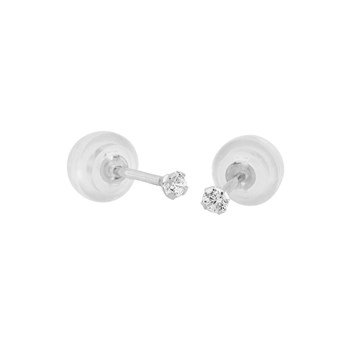 Boucles d'oreilles femme - Oxyde de zirconium - Or 9 Carats