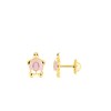 Boucles d'oreilles enfant - Or 9 Carats - Tortue - vue V1
