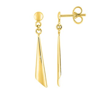 Boucles d'oreilles pendantes femme - Or 9 Carats