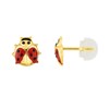 Boucles d'oreilles enfant - Or 9 Carats - Coccinelle - vue V1