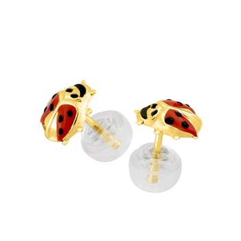 Boucles d'oreilles enfant - Or 9 Carats - Coccinelle