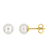 Boucles d'oreilles femme - perle - Or 9 Carats