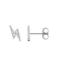 Boucles d'oreilles femme - Oxyde de zirconium - Or 9 Carats