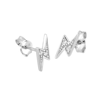 Damesoorbellen - Zirkoniumoxide - 9 karaat goud