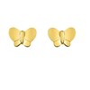 Boucles d'oreilles enfant - Or 9 Carats - Papillon - vue V1