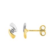Boucles d'oreilles femme - Oxyde de zirconium - Or 9 Carats