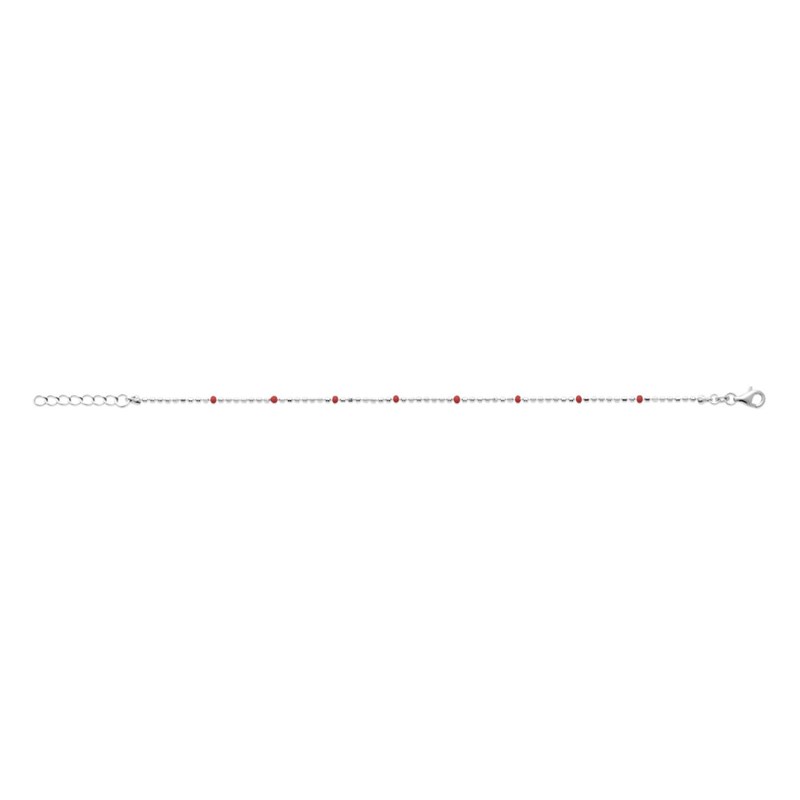 Bracelet Femme - Argent 925 - Email - Longueur : 18 cm - vue 2