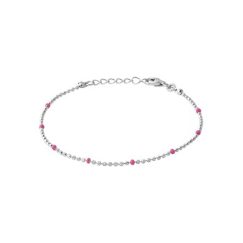Women's Bracelet - Silver 925 - Enamel - Length: 18 cm