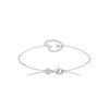 Bracelet Femme - Argent 925 - Oxyde de zirconium - Longueur : 18 cm - vue V1