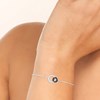 Bracelet Femme - Argent 925 - Oxyde de zirconium - Longueur : 18 cm - vue V1