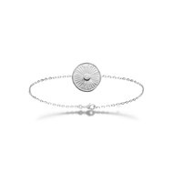 Bracelet Femme - Argent 925 - Oxyde de zirconium - Longueur : 18 cm