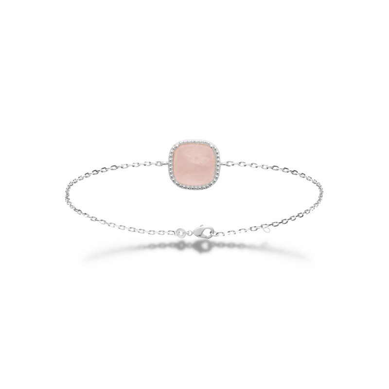 Bracelet Femme - Argent 925 - Quartz - Longueur : 18 cm