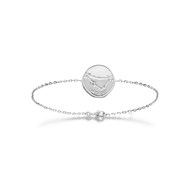 Bracelet Femme - Argent 925 - Oxyde de zirconium - Longueur : 18 cm