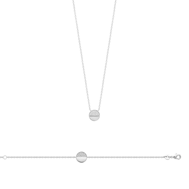 Bracelet Femme - Argent 925 - Oxyde de zirconium - Longueur : 18 cm - vue 3