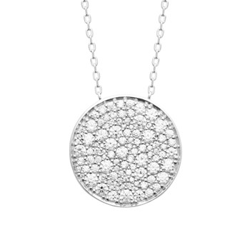 Bracelet Femme - Argent 925 - Oxyde de zirconium - Longueur : 18 cm