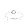 Bracelet Femme - Argent 925 - Oxyde de zirconium - Longueur : 18 cm - vue V1