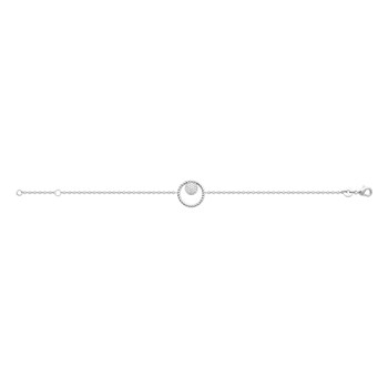 Bracelet Femme - Argent 925 - Oxyde de zirconium - Longueur : 18 cm