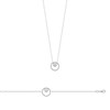 Bracelet Femme - Argent 925 - Oxyde de zirconium - Longueur : 18 cm - vue V3
