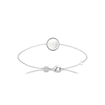 Bracelet Femme - Argent 925 - Nacre - Longueur : 18 cm