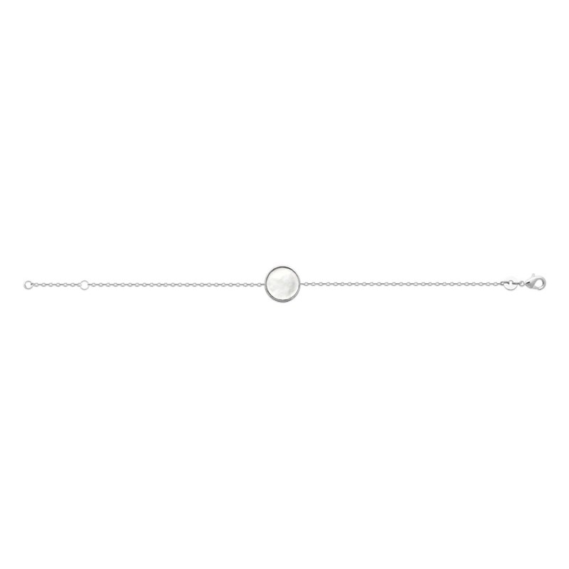 Bracelet Femme - Argent 925 - Nacre - Longueur : 18 cm - vue 2