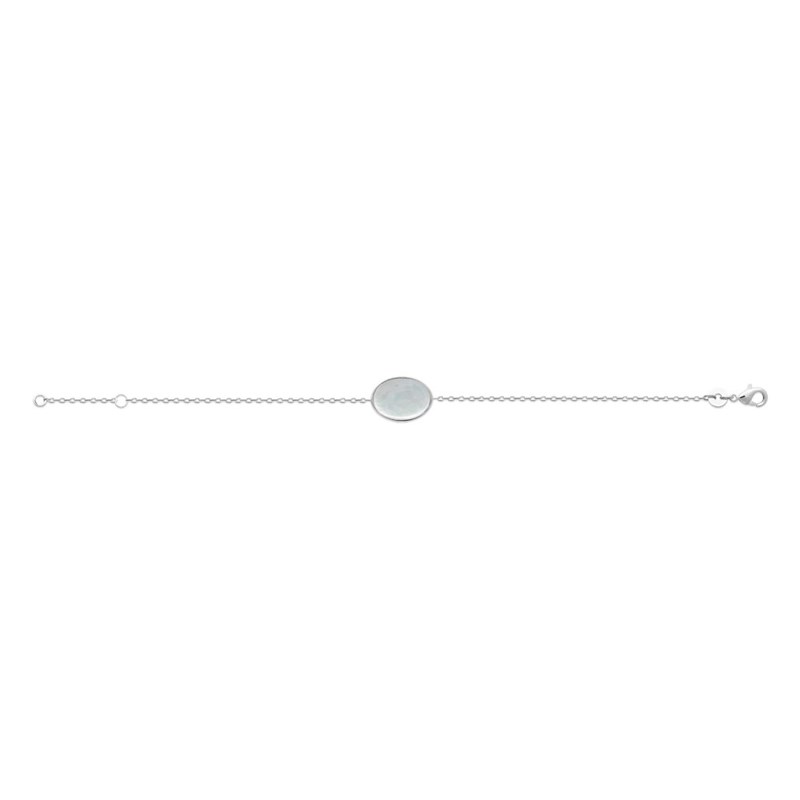 Bracelet Femme - Argent 925 - Nacre - Longueur : 18 cm - vue 2