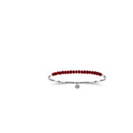Bracelet Femme - Argent 925 - Cristal - Longueur : 16 cm