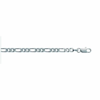 Chaine Homme - Argent 925 - Cheval alternée 1+2 - Largeur : 3,5 mm - Longueur : 55 cm