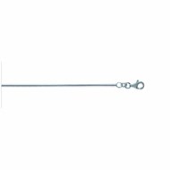 Chaine Femme - Argent 925 - Châine serpentine - Largeur : 1,2 mm - Longueur : 60 cm