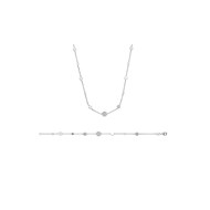 Collier Femme - Argent 925 - Longueur : 45 cm