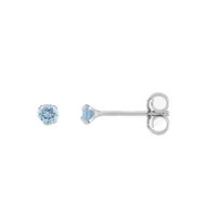 Boucles d'oreilles femme - topaze - Or 18 Carats