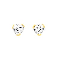 Boucles d'oreilles femme - Oxyde de zirconium - Or 18 Carats