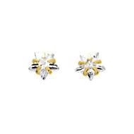 Boucles d'oreilles femme - Oxyde de zirconium - Or 18 Carats